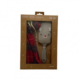 Coffret Noel brosse-pochon-chouchou