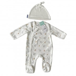 Pyjama IN EXTENSO 56 cm + bonnet 0/3 mois