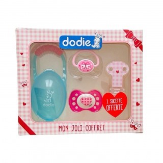 Coffret jolie tétine DODIE +6 Mois