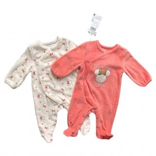 Lot de 2 pyjama Minnie ORCHESTRA 60 cm