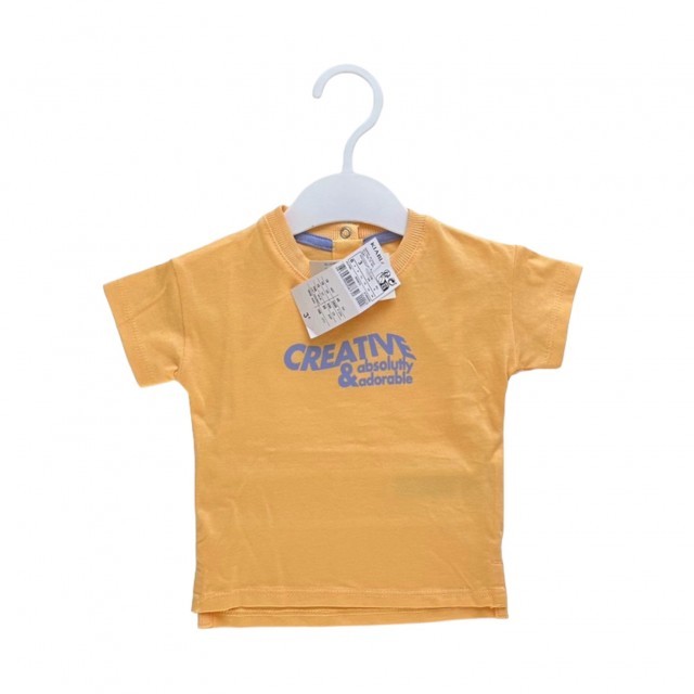 T-shirt jaune KIABI 56/62 cm