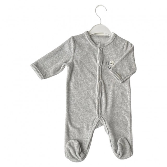 Pyjama gris KIABI 56/62 cm