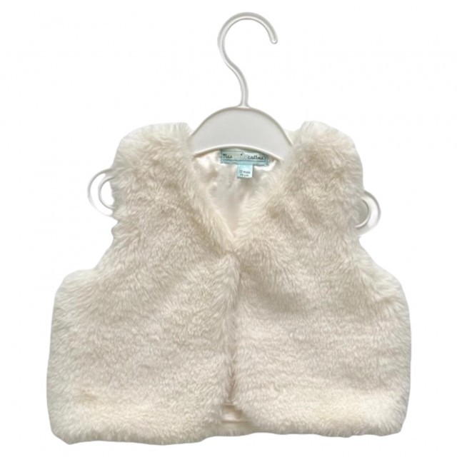 Gilet fourrure MES PETITS CAILLOUX 74 cm