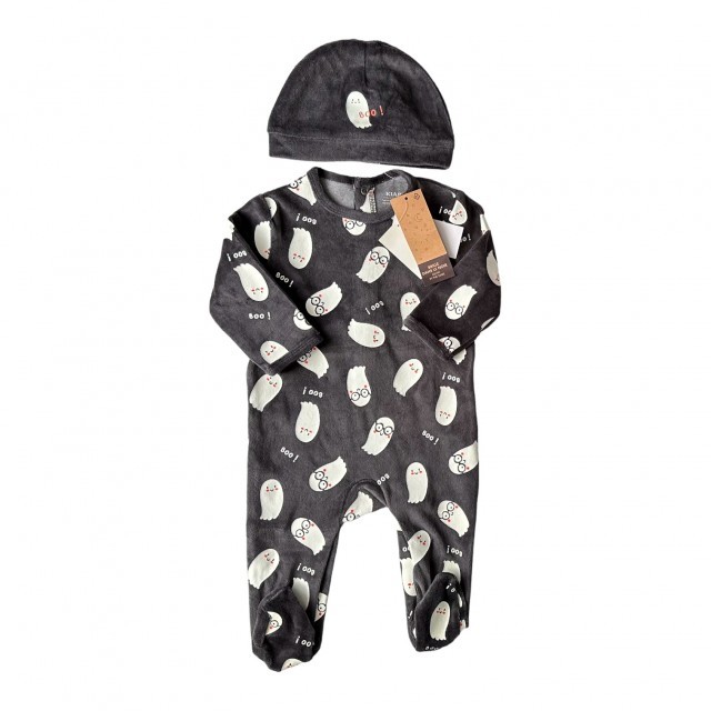 Pyjama + Bonnet HALLOWEEN 74 cm