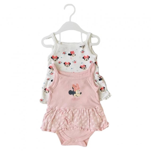 Lot de 2 bodies été Minnie C&A 74 cm